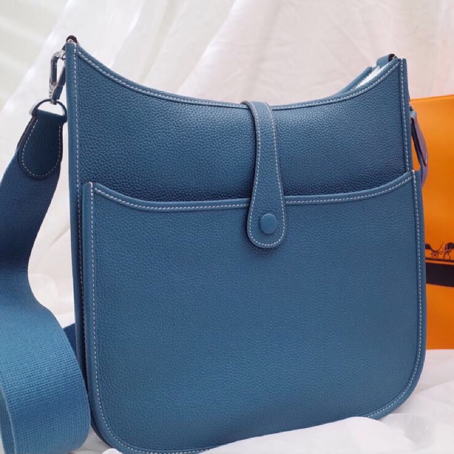 에르메스 에블린29 블루진 은장